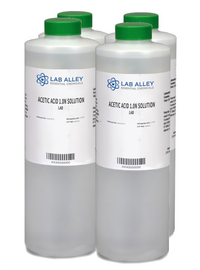 Acetic Acid 1.0N Solution is a ready-to-use acid solution designed for accurate chemical analysis, titrations, and pH adjustments