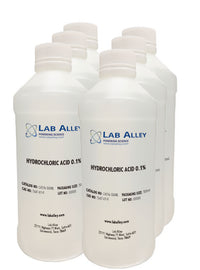 Hydrochloric Acid 0.1% Solution, Lab Grade