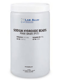 Sodium Hydroxide Beads FCC/Food Grade (Mesh Size 16 or 1.19mm)