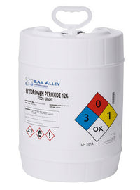 Hydrogen Peroxide 12% Solution, Food Grade, Kosher, Halal