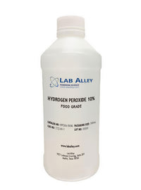 Hydrogen Peroxide 10% Solution, Food Grade, Kosher, Halal